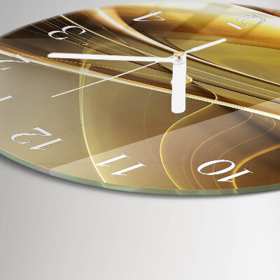 Orologio rotondo Linee astratte