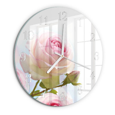 Orologio rotondo Rosa