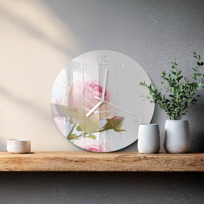 Orologio rotondo Rosa