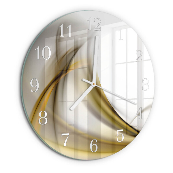 Orologio rotondo Linee astratte