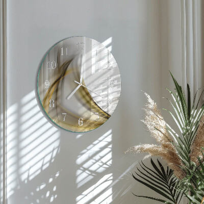 Orologio rotondo Linee astratte