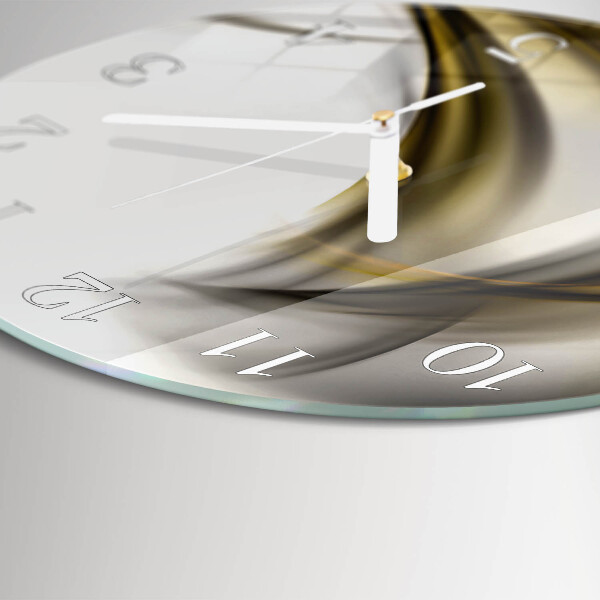 Orologio rotondo Linee astratte