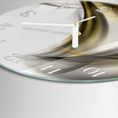 Orologio rotondo Linee astratte