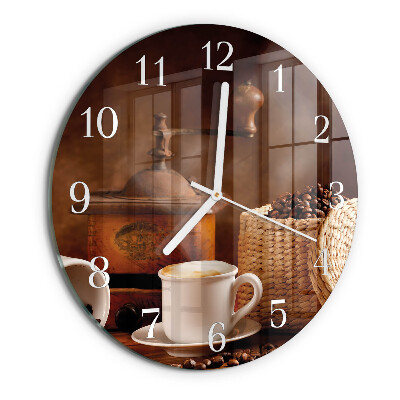 Orologio rotondo Tazza di caffè