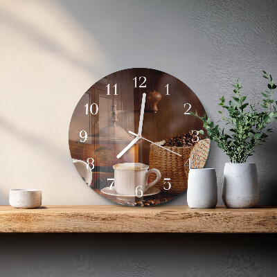 Orologio rotondo Tazza di caffè