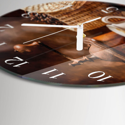 Orologio rotondo Tazza di caffè