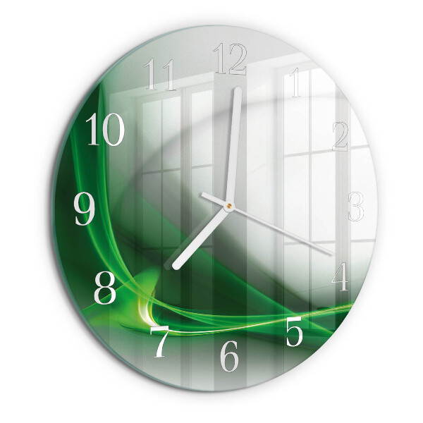 Orologio rotondo Linee astratte