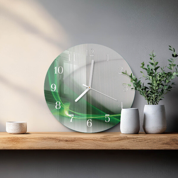 Orologio rotondo Linee astratte
