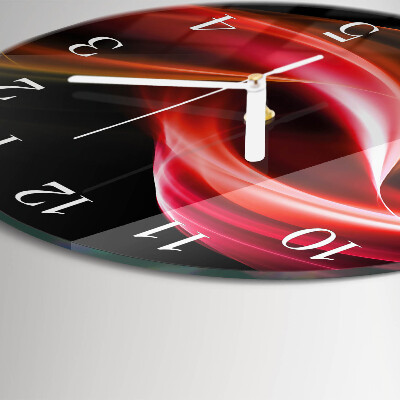 Orologio rotondo Linee astratte