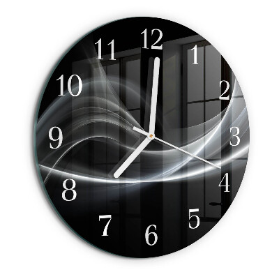 Orologio rotondo Linee astratte