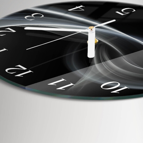 Orologio rotondo Linee astratte