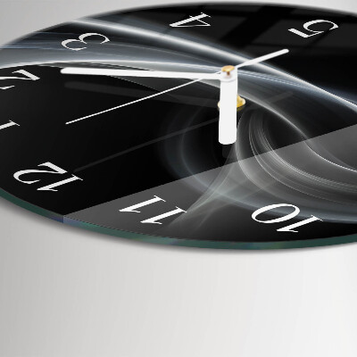 Orologio rotondo Linee astratte