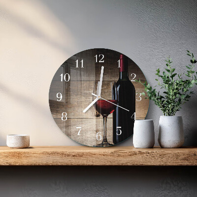 Orologio rotondo Vino