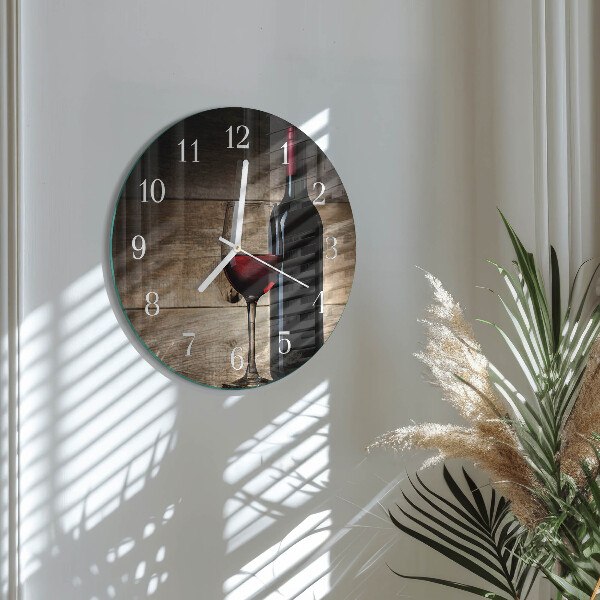 Orologio rotondo Vino