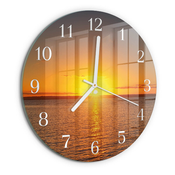 Orologio rotondo Tramonto