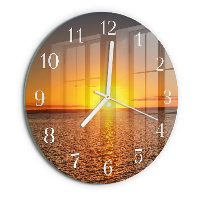 Orologio rotondo Tramonto