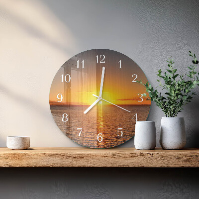 Orologio rotondo Tramonto