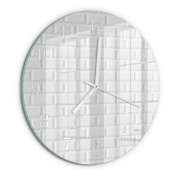 Orologio rotondo Mattone