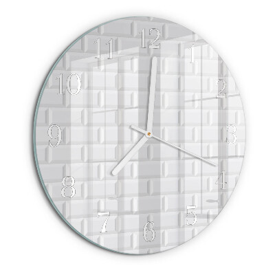 Orologio rotondo Mattone