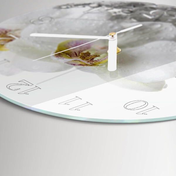Orologio rotondo Orchidea