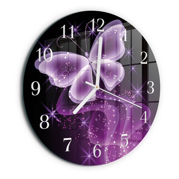 Orologio rotondo Farfalla