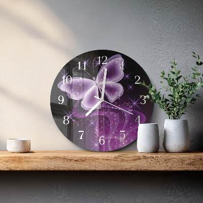 Orologio rotondo Farfalla