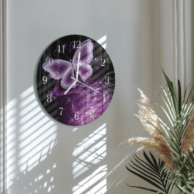 Orologio rotondo Farfalla