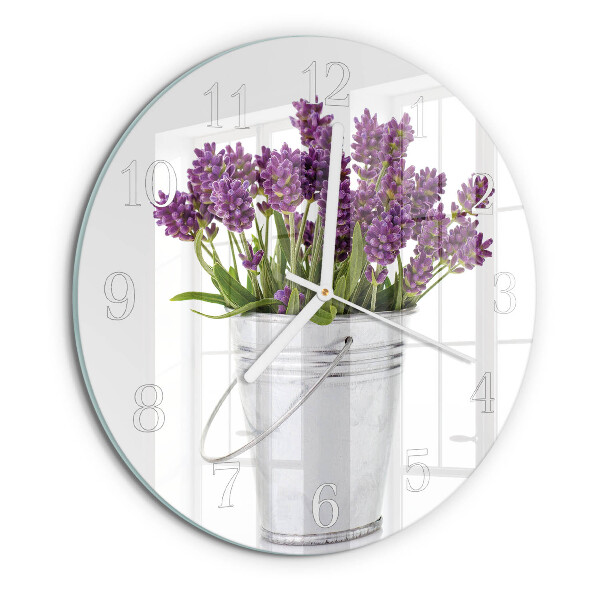 Orologio rotondo Lavanda