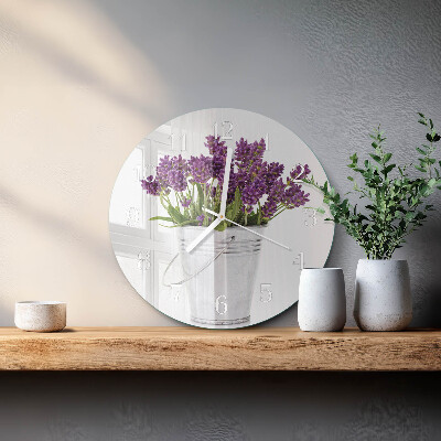 Orologio rotondo Lavanda