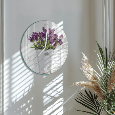 Orologio rotondo Lavanda