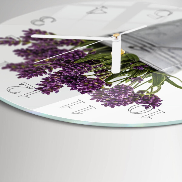 Orologio rotondo Lavanda