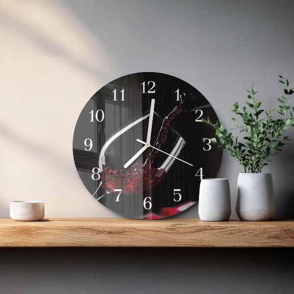 Orologio rotondo Vino