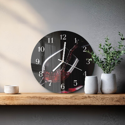 Orologio rotondo Vino