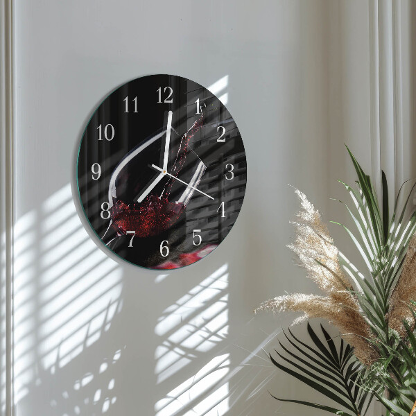 Orologio rotondo Vino