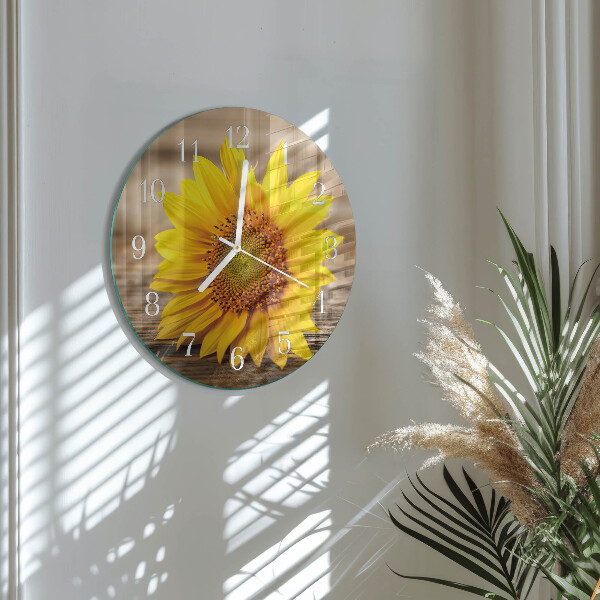 Orologio rotondo Girasole