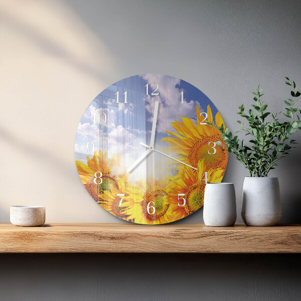 Orologio rotondo Girasoli