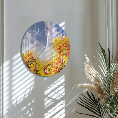 Orologio rotondo Girasoli