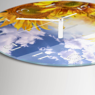 Orologio rotondo Girasoli