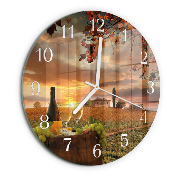 Orologio rotondo Natura del vino