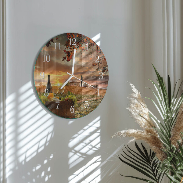 Orologio rotondo Natura del vino