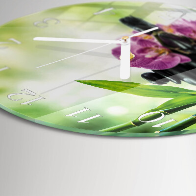 Orologio rotondo Orchidea Spa