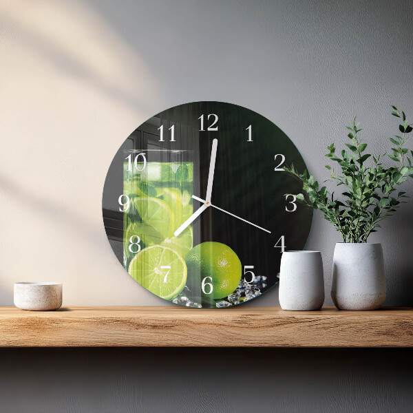 Orologio rotondo Carbonato di calcio