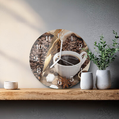 Orologio rotondo Caffè