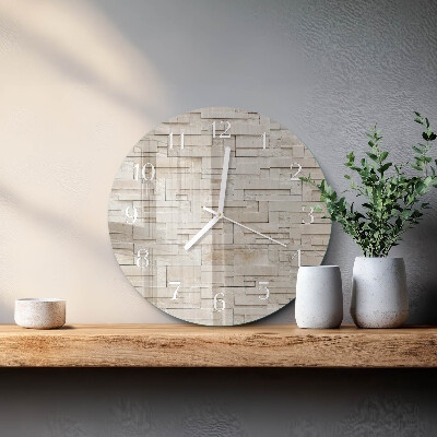 Orologio rotondo Muro di pietra