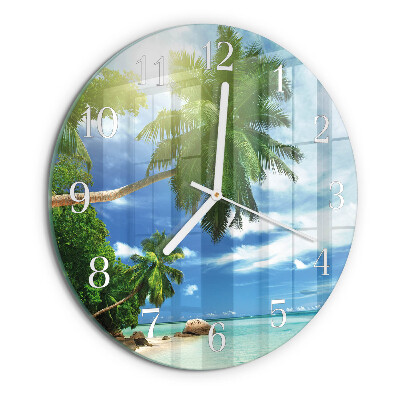 Orologio rotondo Isola delle palme