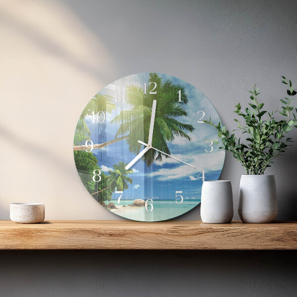 Orologio rotondo Isola delle palme