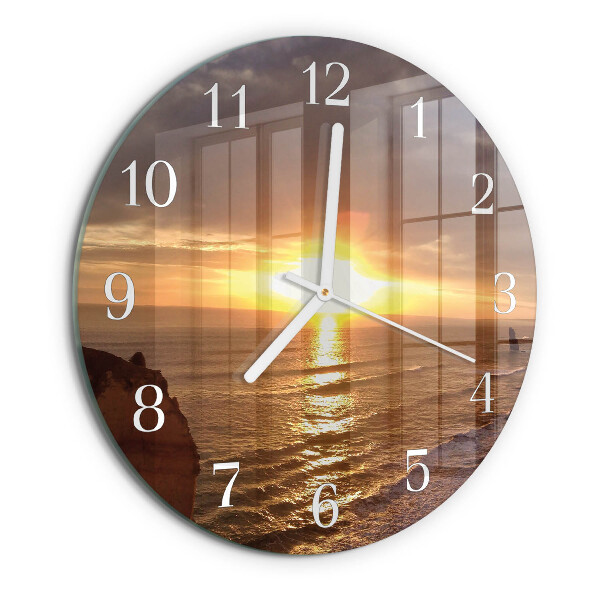 Orologio rotondo Tramonto