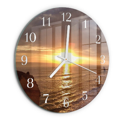 Orologio rotondo Tramonto