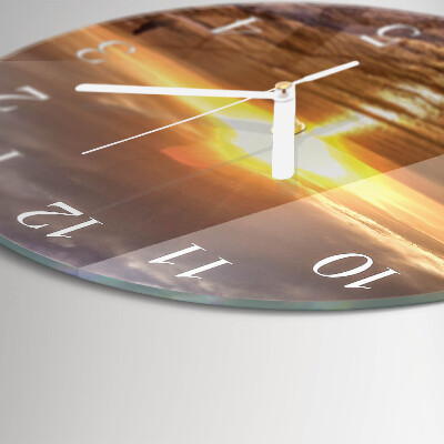 Orologio rotondo Tramonto