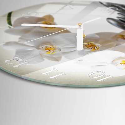 Orologio rotondo Orchidea